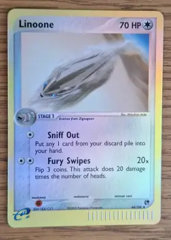 Pokemon Card Linoone LP Sandstorm Reverse Holo Uncommon 44/100 - Image 1