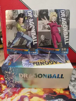 Dragon Ball Super TCG Manga Cards - Android 17 SR - Android 18 SR Foil Cards - Image 1