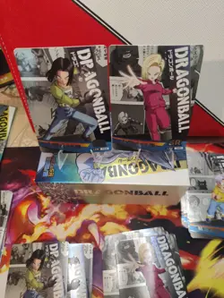 Dragon Ball Super TCG Manga Cards - Android 17 SR - Android 18 SR Foil Cards - Image 2