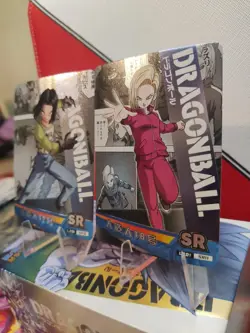 Dragon Ball Super TCG Manga Cards - Android 17 SR - Android 18 SR Foil Cards - Image 3