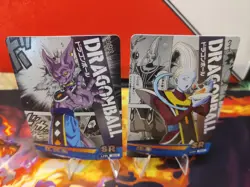 Dragon Ball Super TCG Manga Cards - SR Beerus - SR Whis Foil Cards - Image 2