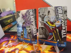 Dragon Ball Super TCG Manga Cards - SR Beerus - SR Whis Foil Cards - Image 3