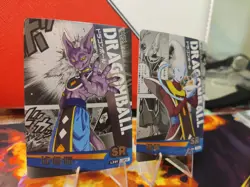 Dragon Ball Super TCG Manga Cards - SR Beerus - SR Whis Foil Cards - Image 4