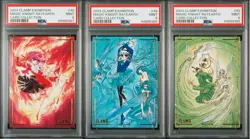 PSA9 2024 CLAMP EXHIBITION CARD COLLECTION 48/49/50 MAGIC KNIGHT RAYEARTH - Image 1