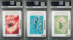 PSA9 2024 CLAMP EXHIBITION CARD COLLECTION 48/49/50 MAGIC KNIGHT RAYEARTH - Image 2