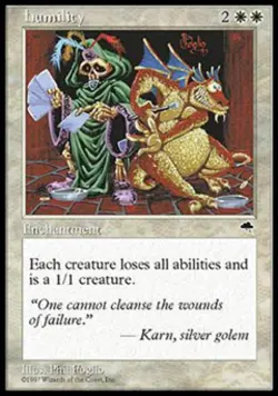 MTG English Humility Heavy Play Normal Tempest - Image 1
