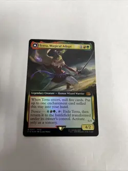 Terra Magical Adept Extended Art Foil Card #0511 MTG LP - Image 1