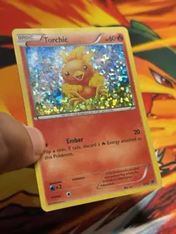Torchic Holo Rare Pokemon McDonald’s Promo 3/12 Card MP - Image 4
