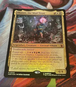 Wizards of the Coast MTG Thanos, the Mad Titan Marvel SH 0233 Mythic Foil EN - Image 1