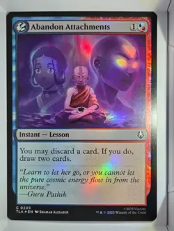 Abandon Attachments (FOIL) - C205 - MTG - Avatar The Last Airbender (TLA) - Image 1