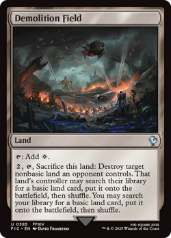 Demolition Field - 385 - FIC - Near Mint - MTG - Image 1