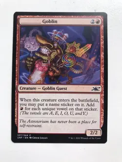 _____ Goblin MTG Magic the Gathering Card NM Near Mint UNF - Image 1