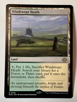 Windswept Heath 235 Rare Modern Horizons 3 Magic: The Gathering Near Mint - Image 1
