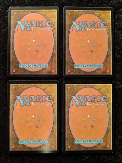 2000 Magic MTG Prophecy Withdraw FOIL x4 NM9 - Image 2