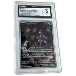 Mewtwo 183/165 Pokemon 151 Japanese Graded Art Rare - CGC 9 Mint - Image 1