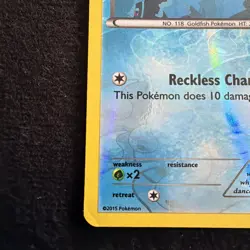 Pokemon GOLDEEN 27/162 - XY BREAKthrough - Rev Holo - MP - Image 5