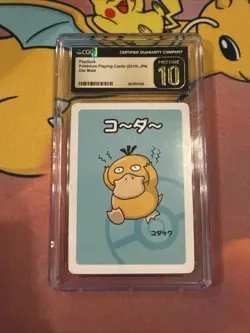 CGC Psyduck Pokemon Playing Cards Old Maid 2019 Pristine 10 Japanese - Image 1