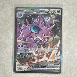 Pokemon Team Rocket's Nidoking ex 233/182 - SV10: Destined Rivals SIR Holo - Image 2