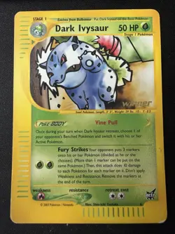 Dark Ivysaur 6 - Best of Game WINNER Promo - Pokemon E-Reader - Image 1