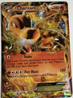 Charizard EX Promo XY29 – Black Star Holo Promo Pokemon TCG LP - Image 1