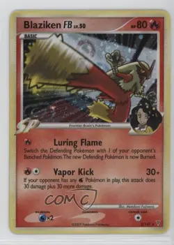 Blaziken FB Holo Pokemon Platinum Supreme Victors #2 2009 - Image 1