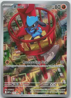 Riolu 010 Holo Promo ME: Mega Evolution Promo Pokemon TCG NM - Image 1