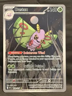 Dustox 220/217 Ascended Heroes NM Illustration Rare Full Art Pokemon TCG English - Image 1