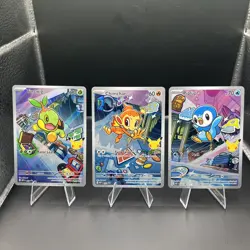 Pokemon TCG First Partner Illustration Collection Series 1 Gen 4 Sinnoh Starter - Image 1