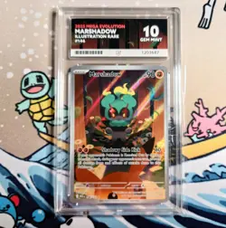 Pokemon TCG Marshadow 146/132 Mega Evolutions Ace 10 Perfect Subgrades - Image 1