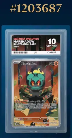 Pokemon TCG Marshadow 146/132 Mega Evolutions Ace 10 Perfect Subgrades - Image 3