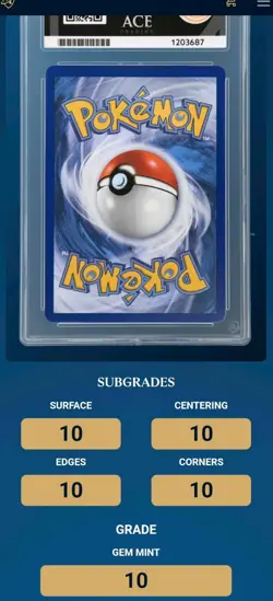 Pokemon TCG Marshadow 146/132 Mega Evolutions Ace 10 Perfect Subgrades - Image 4
