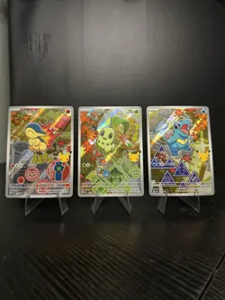 Pokemon TCG: First Partner Illustration Collection Series 2 - JOHTO GEN 2 SET - Image 1