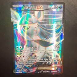 Pokemon Glaceon EX Fates Collide #116/124 Full Art Holo Ultra Rare - Image 3