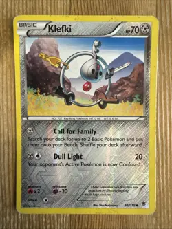 Klefki - 66/119 - Uncommon - Reverse Holo DMG English Pokemon Phantom Forces - Image 1