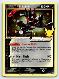 Greninja Star SWSH144 Holo Promo Sword & Shield Promo Pokemon Holo L/P - Image 1