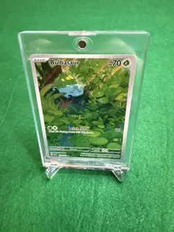 Pokemon TCG Bulbasaur Illustration Rare Near Mint #166/165 Scarlet & Violet 151 - Image 3