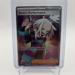 Roxie's Performance 112/086 Ultra Rare Chaos Rising Pokemon Holo Near Mint - Image 1