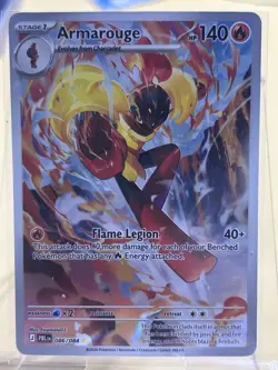 Pokemon TCG Armarouge 086/084 Black Bolt Illustration Rare IR Holo EN 2026 - Image 1
