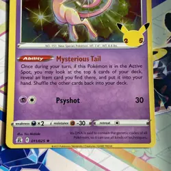 Mew 011 Holo Celebrations mint Pokemon TCG English - Image 2