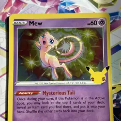 Mew 011 Holo Celebrations mint Pokemon TCG English - Image 3