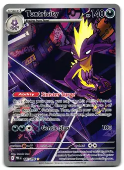 Toxtricity 103/094 - 🌊 Phantasmal Flames Pokemon TCG Holo 🖤 - NM - Image 1