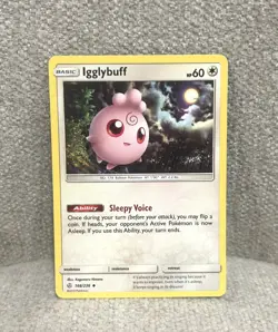 Pokemon SM - Cosmic Eclipse Igglybuff 168/236 NM - Image 1