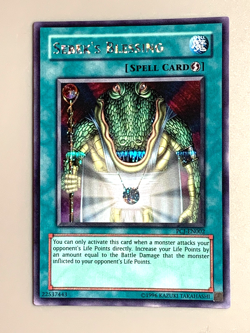 yugioh Sebek's Blessing PCJ-EN002 Secret Rare Unlimited Ed near mint - Image 1
