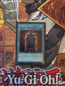 YUGIOH ILLUSION GATE MZMU-EN023 SECRET 1ST ED NM - Image 1