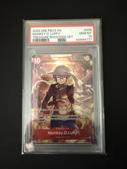 2024 ONE PIECE MONKEY D LUFFY TREASURE BOOSTERS SET ST10 #006 - PSA 10 - Image 1
