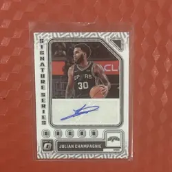 2023-24 Panini Donruss Optic - Signature Series Julian Champagnie #SS-CMP (AU) - Image 1
