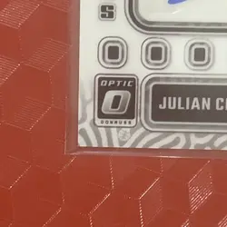 2023-24 Panini Donruss Optic - Signature Series Julian Champagnie #SS-CMP (AU) - Image 3