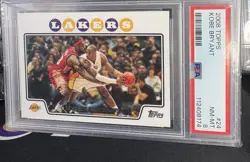 Topps 2008 Kobe Bryant Los Angeles Lakers Base Set #24 PSA Graded Card - Image 1