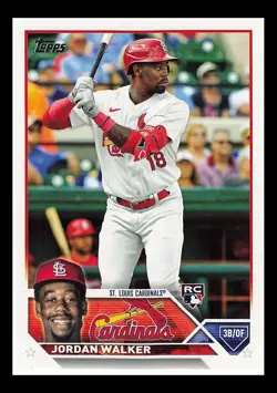 2023 Topps Series 2 Base #344-Jordan Walker - St.Louis Cardinals-RM72 - Image 1