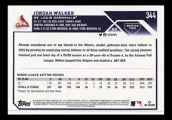 2023 Topps Series 2 Base #344-Jordan Walker - St.Louis Cardinals-RM72 - Image 2